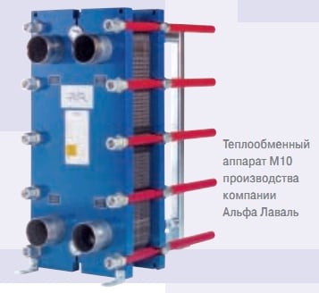 Теплообменный аппарат М10 производства компании Альфа Лаваль