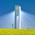 China’s first solar thermal power demonstration plant